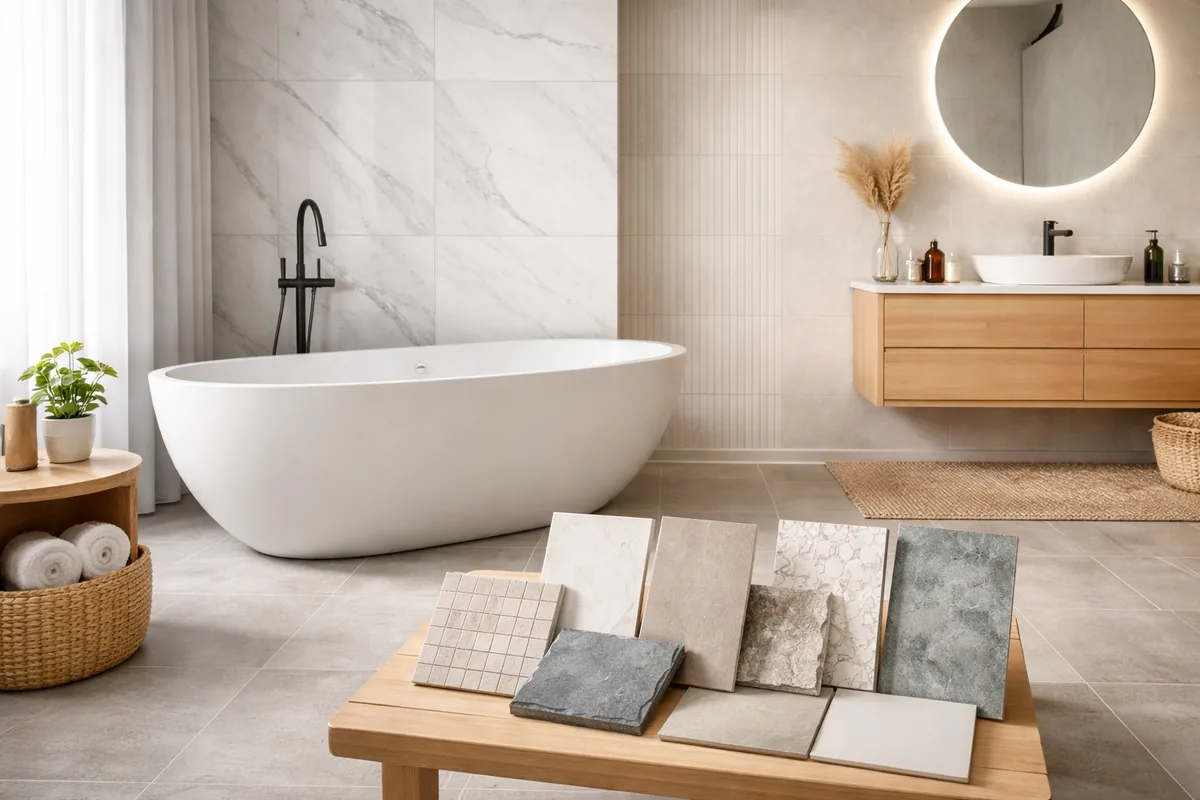 Comment choisir le bon type de carrelage pour votre salle de bains